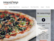 Tablet Screenshot of doughboyspizzeria.biz